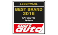 艾巴赫排名第一：《运动汽车》杂志的读者票选艾巴赫为2016年春季最佳品牌