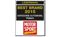三分之二的车友选择了艾巴赫！第七次被德国杂志《Motorsport Aktuell》评为“最佳品牌”。